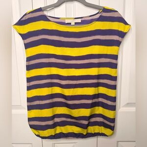 LOFT Vibrant Striped Blouse